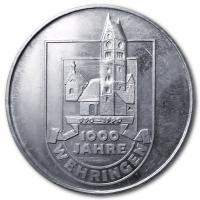 Deutschland - 1000 Jahre Wehringen 1990 - Silbermedaille