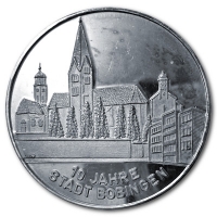 Deutschland - 10 Jahre Stadt Bobingen 1979 - Silbermedaille