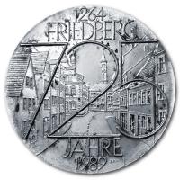 Deutschland - 725 Jahre Friedberg 1989 - Silbermedaille