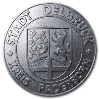 Deutschland - Stadt Delbrck 400 Jahre Valepagenhof - Silbermedaille