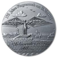 Deutschland - 175 Jahre Flugversuch Schneider von Ulm - Silbermedaille