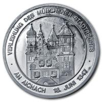 Deutschland - Verleihung des Stadtrechts an Aichach 1347 - Silbermedaille