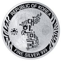 Sdkorea - Koreanischer Tiger 2019 - 1 Oz Silber