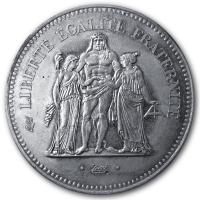 Frankreich - 50 Francs Herkules (1974 bis 1980) - 30g Silber
