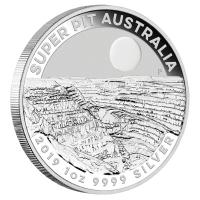 Australien - 1 AUD Minen Super Pit 2019 - 1 Oz Silber
