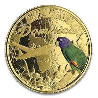 Dominica - 10 Dollar EC8II The Nature Island PP 2019 - 1 Oz Gold Color