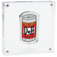 Tuvalu - 1 TVD The Simpsons Duff Beer 2019 - 1 Oz Silber