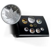 Kanada - 3,90 CAD Umlaufmnzen Coloriert 2019 - Silbermnzensatz