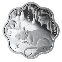 Kanada - 15 CAD Lunar Ratte/Maus 2020 - Silber Lotus