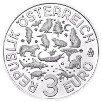 sterreich - 3 Euro Tier Taler Flusskrebs 2019 - Mnze