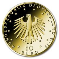 Deutschland - 50 Euro Musikinstrumente Hammerflgel 2019 - 1/4 Oz Gold
