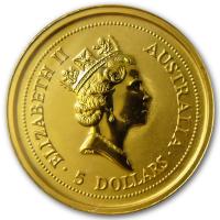 Australien - 5 AUD Knguru 1998 - 1/20 Oz Gold