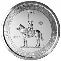 Kanada - 10 CAD 100 Jahre Mounty/Mounted Police 2020 - 2 Oz Silber