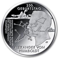 Deutschland - 20 EURO 250 Geb. Alex. v. Humboldt 2019 - Silber Spiegelglanz