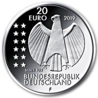 Deutschland - 20 EURO 250 Geb. Alex. v. Humboldt 2019 - Silber Spiegelglanz