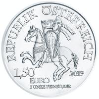 Österreich - 1,5 EUR 825 Jahre Robin Hood 2019 - 1 Oz Silber