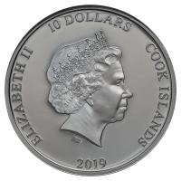 Cook Island - 10 CID AC/DC The Razors Edge 2019 - 2 Oz Silber