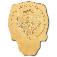 Palau - 1 USD Biker Totenkopf 2019 - Gold PP
