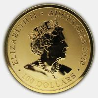 Australien - 100 AUD Gefährliche Tiere Redback Spider 2020 - 1 Oz Gold