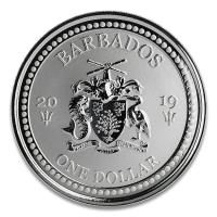 Barbados - 1 Dollar Flyingfish 2019 - 1 Oz Silber
