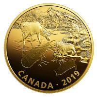 Kanada - 30 CAD Wlfe und Elch 2019 - 2 Oz Silber