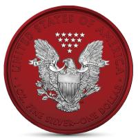 USA - 1 USD Silver Eagle 2019 - 1 Oz Silber Space Red