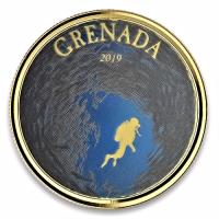 Grenada - 10 Dollar EC8II Diving Paradise PP - 1 Oz Gold Color