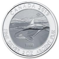Kanada - 10 CAD Orca 2019 - 2 Oz Silber