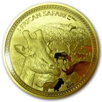 Tschad - 20.000 Francs Giraffe 2017 - 5 Oz Gold PP