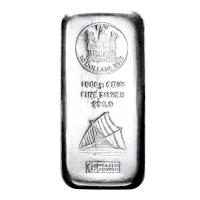 Fiji - 10 Dollar Mnzbarren Schiff - 1 KG Silber