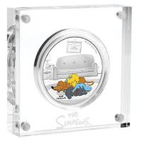 Tuvalu - 1 TVD The Simpsons Maggie 2019 - 1 Oz Silber PP