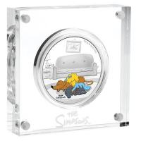 Tuvalu - 1 TVD The Simpsons Maggie 2019 - 1 Oz Silber PP