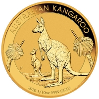 Australien - 15 AUD Knguru 2020 - 1/10 Oz Gold