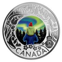 Kanada - 3 CAD Kanadaserie: Aurora Borealis - Silber Proof