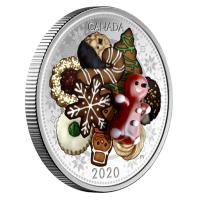 Kanada - 20 CAD Weihnachtskekse 2020 - 1 Oz Silber