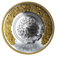 Kanada - 50 CAD Weihnachtszug 2020 - 5 Oz Silber