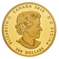 Kanada - 200 CAD Forevermark Black Label Square 2019 - 1 Oz Gold Proof
