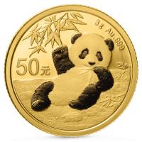 China - 50 Yuan Panda 2020 - 3g Gold