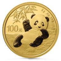 China - 100 Yuan Panda 2020 - 8g Gold