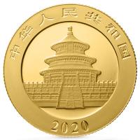 China - 100 Yuan Panda 2020 - 8g Gold