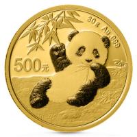 China - 500 Yuan Panda 2020 - 30g Gold