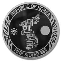 Sdkorea - Koreanischer Tiger 2019 - 1 Oz Silber Proof