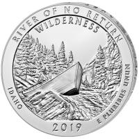 USA - 0,25 USD Idaho River of no Return 2019 - 5 Oz Silber