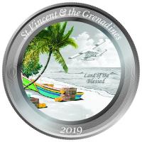St. Vincent und Grenadinen - 2 Dollar EC8II Seaplane 2019 - 1 Oz Silber Color