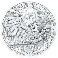 Österreich - 20 Euro Der Traum vom Fliegen 2019 - Silbermünze PP