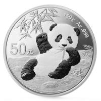 China - 50 Yuan Panda 2020 - 150g Silber PP