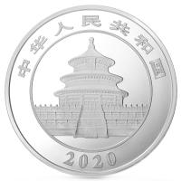 China - 300 Yuan Panda 2020 - 1 KG Silber PP