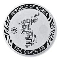 Südkorea - Koreanischer Tiger 2019 - 3 Oz Silber