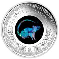 Australien - 1 AUD Opal Serie Lunar Maus 2020 - 1 Oz Silber