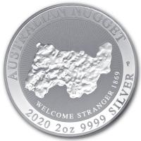 Australien - 2 AUD Australian Nugget 2020 - 2 Oz Silber